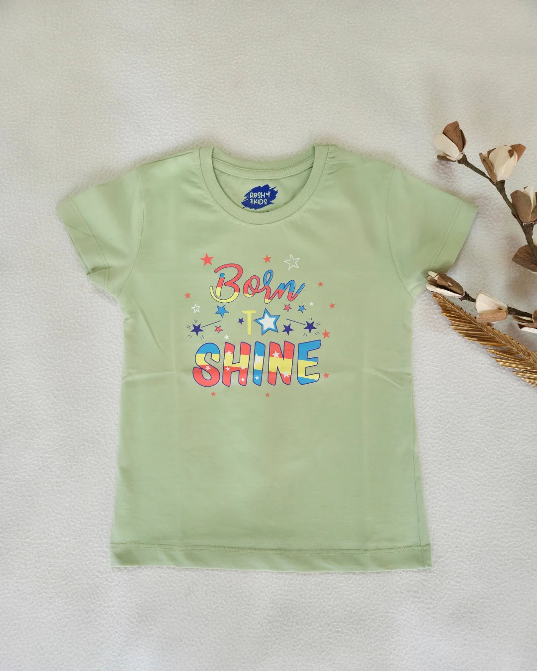 Born to Shine - Girls Hosiery Cotton T-Shirt