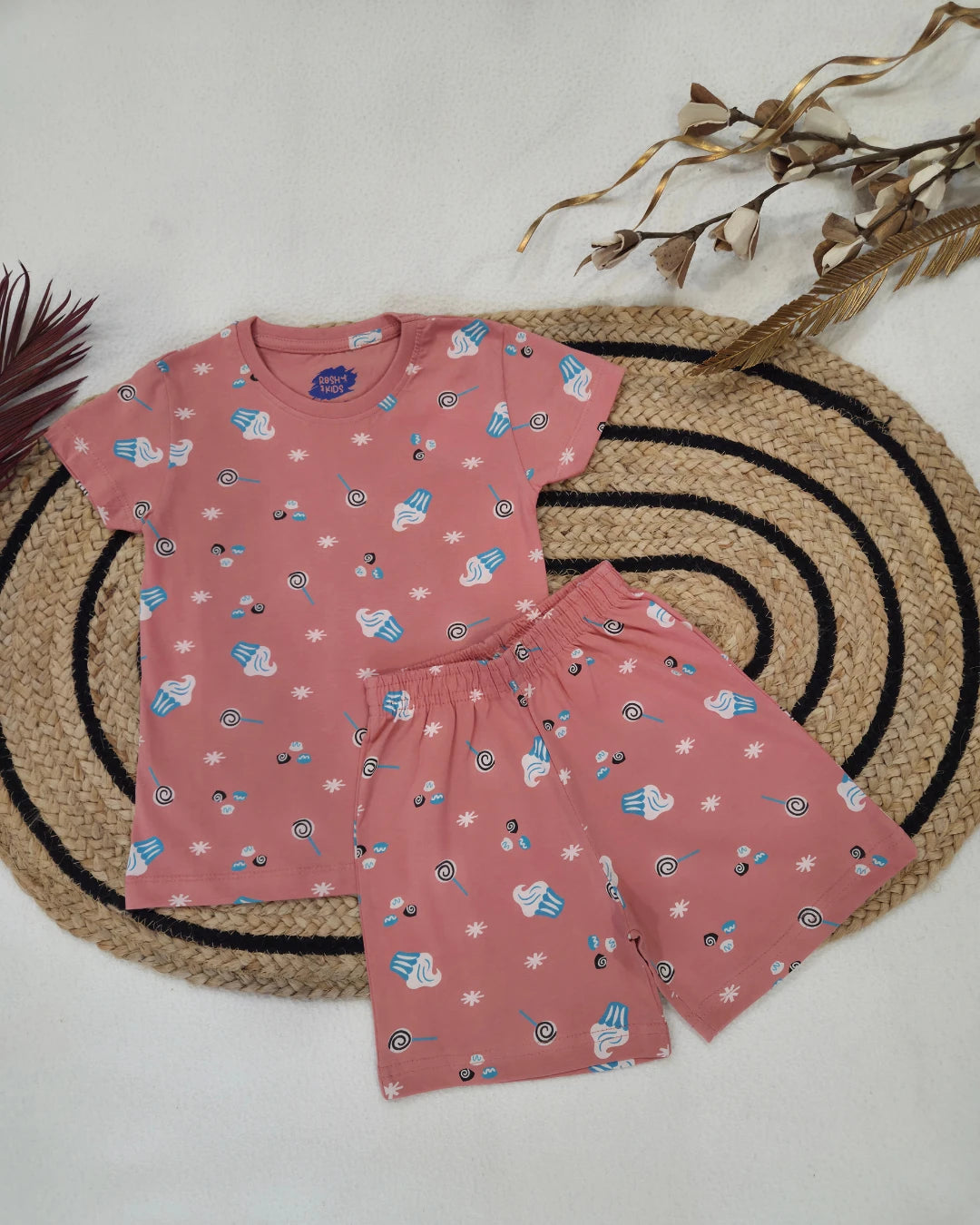 Cupcakes - Girls Shorts Co-ords