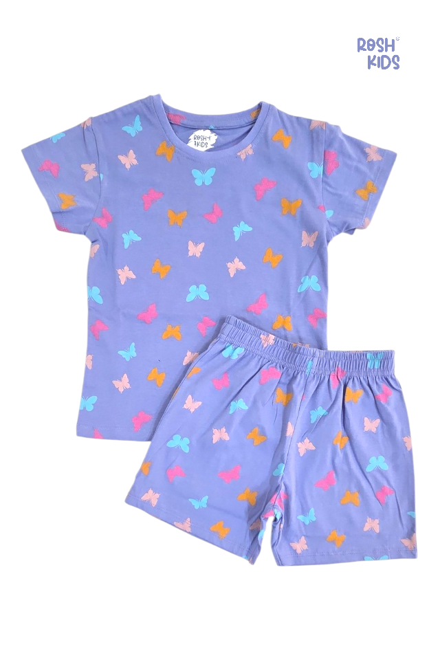Butterflies - Girls Shorts Co-ords