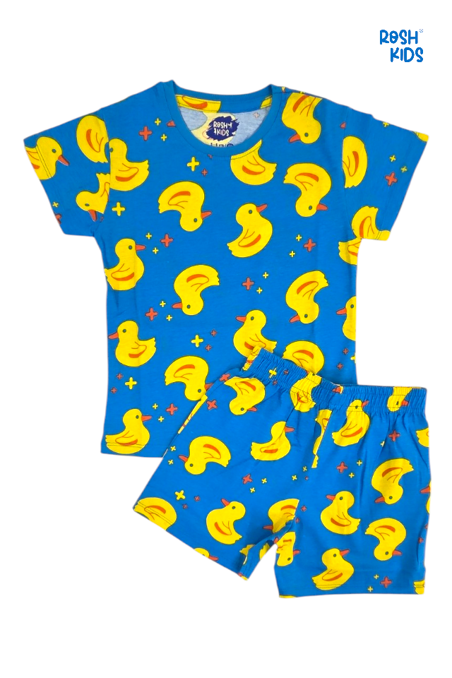 Sunny Ducky - Girls Shorts Co-ords