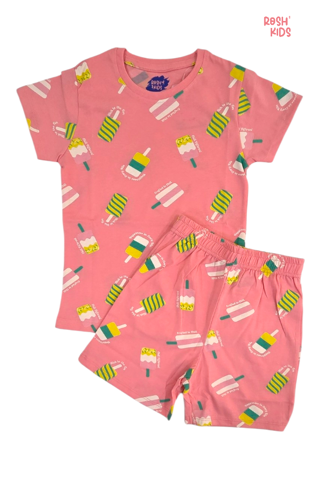 Sweet Popsicle - Girls Shorts Co-ords