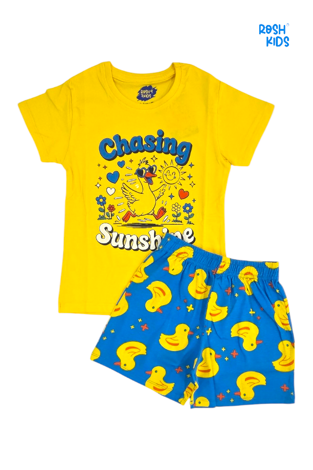 Chasing Sunshine - Girls Shorts Set