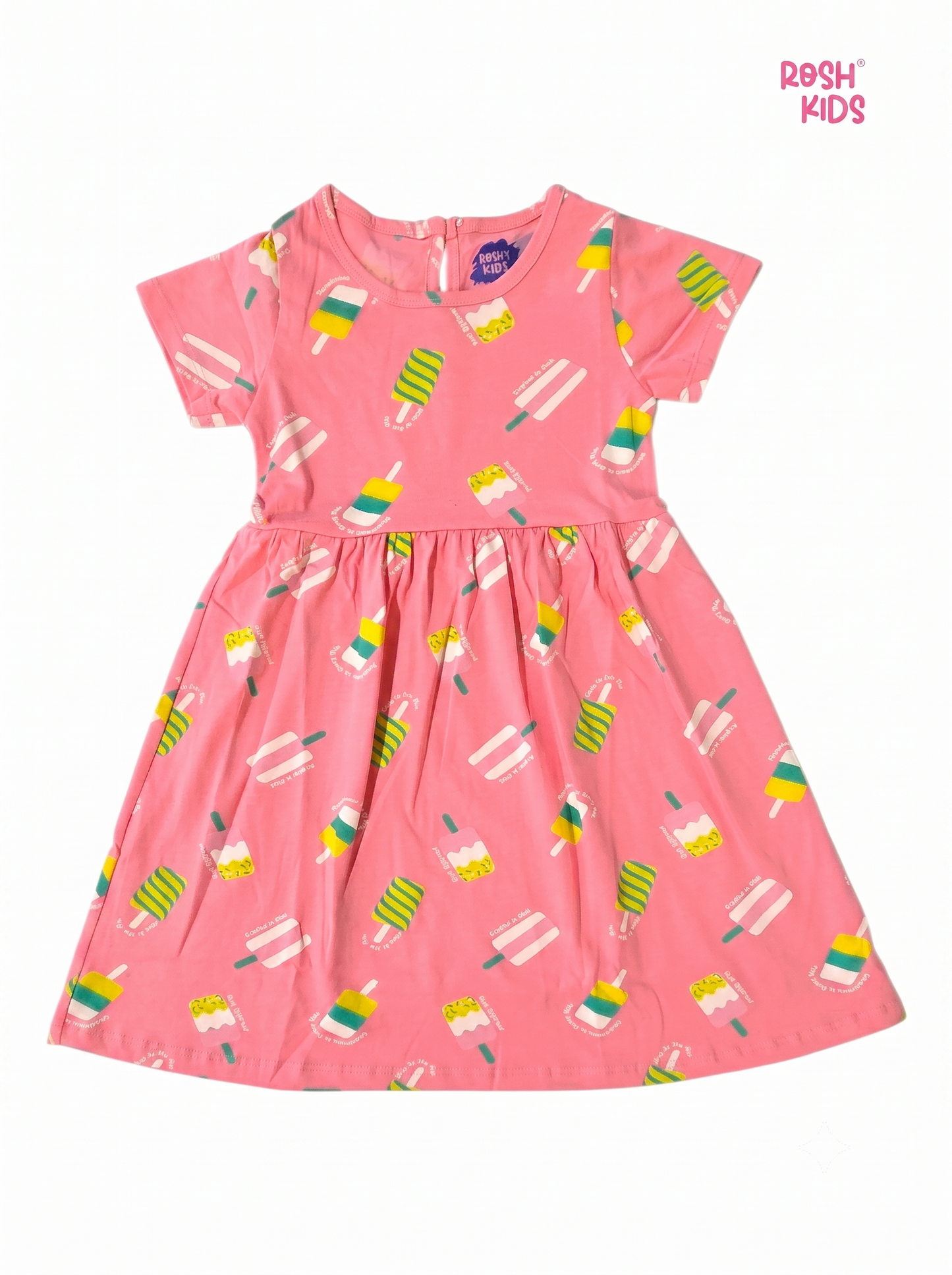 Sweet Popsicle - Girls half Sleeve Frock
