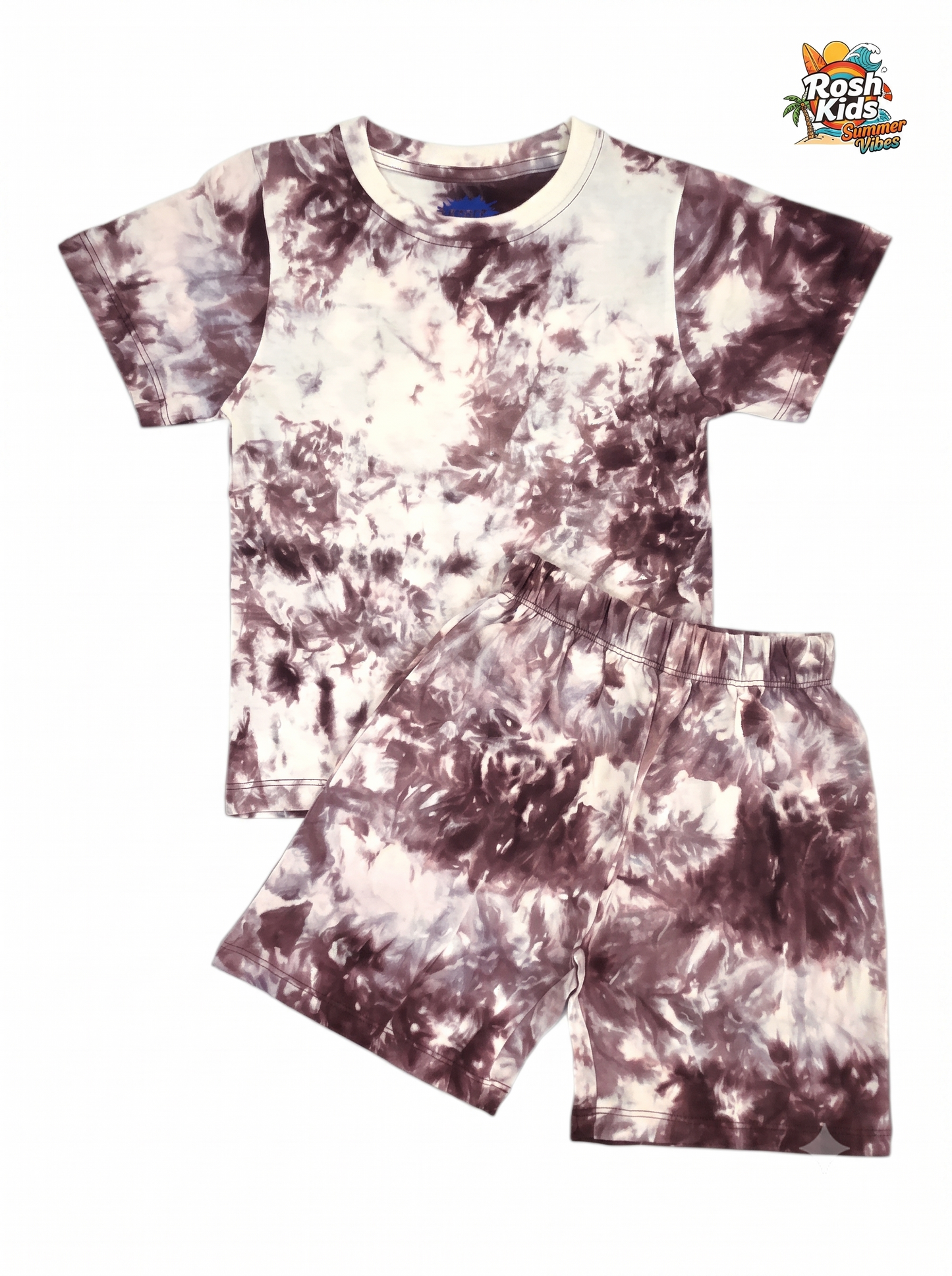 Smoky Plum Cloudy Short Set