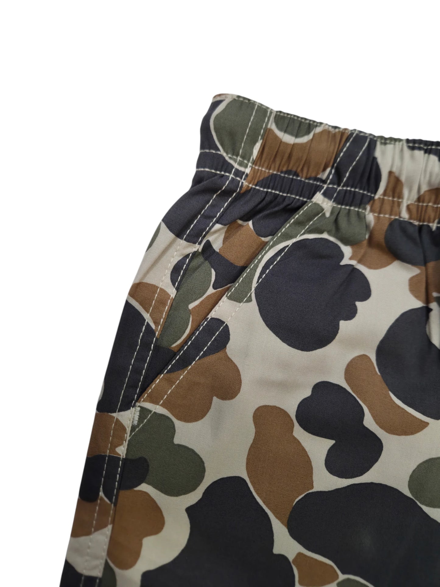 CAMO ADVENTURE-BOYS COTTON SHORTS WITH POCKET