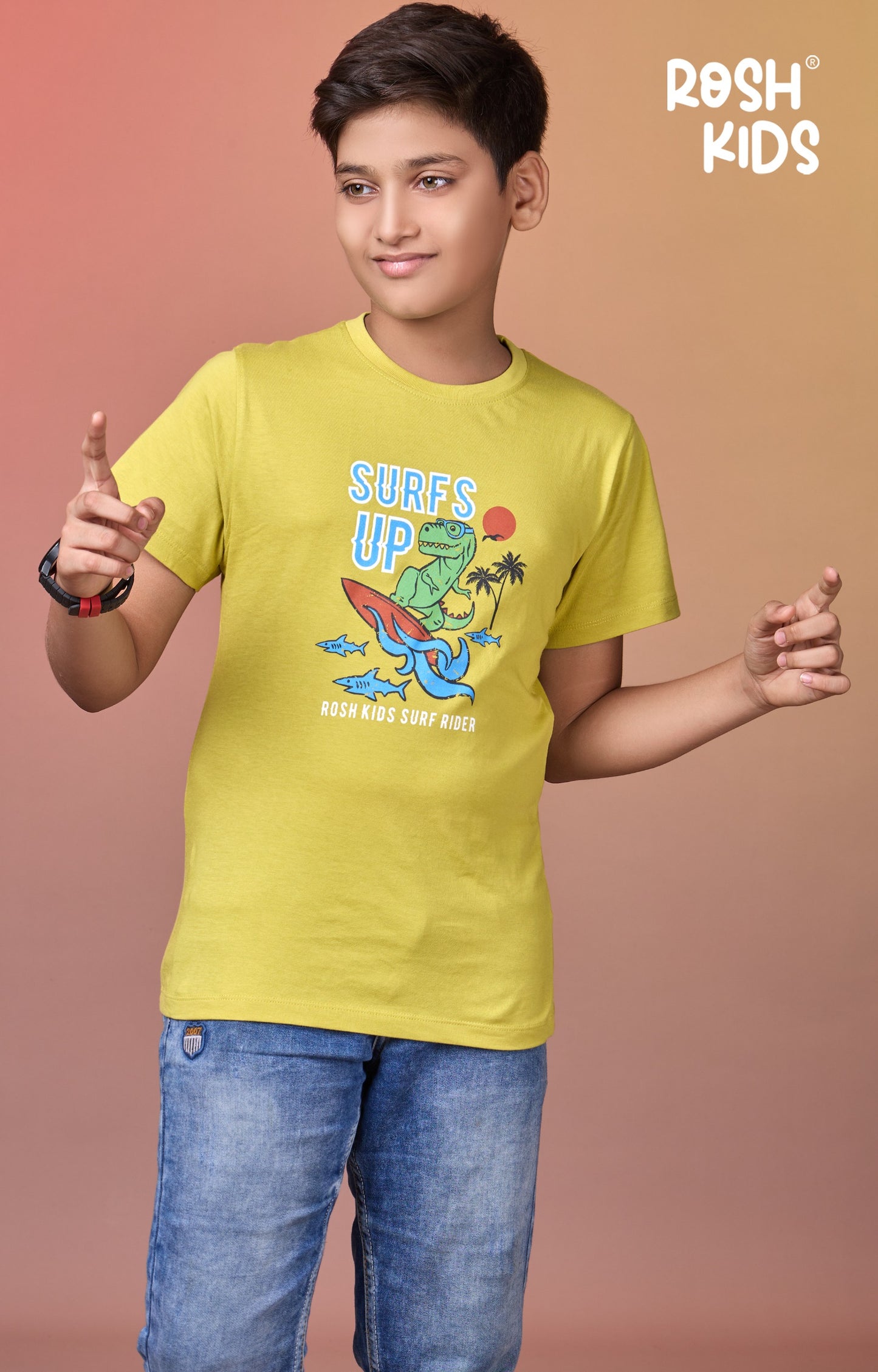 Surfs up - Boys Half Sleeve T-Shirt