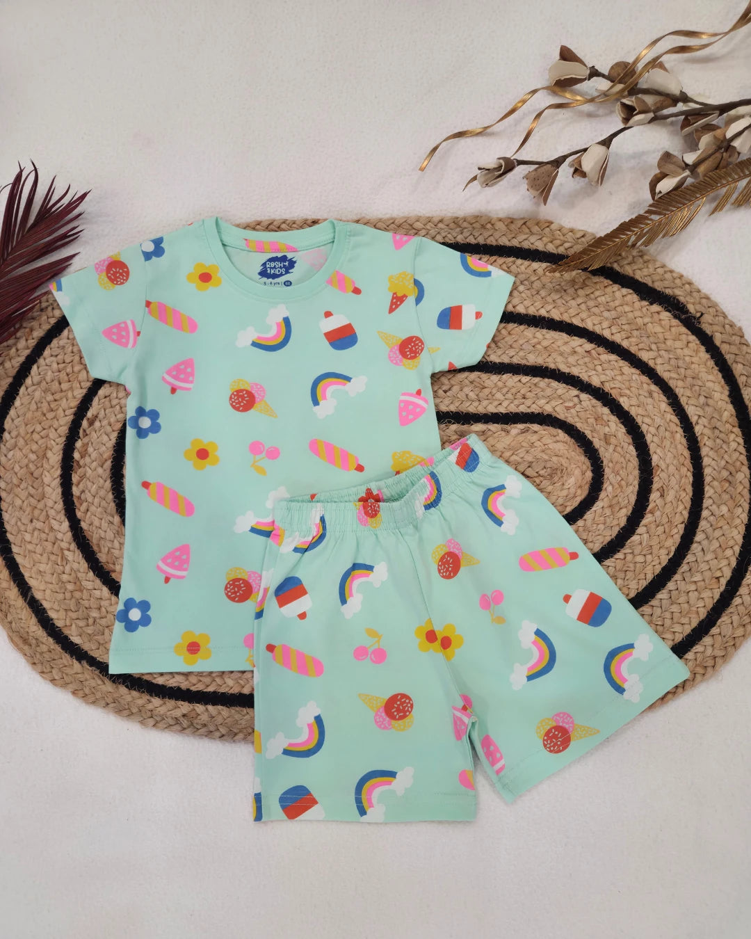 Fun World - Girls Shorts Co-ords