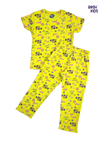 Girl Power - Girls Pant Co-ords