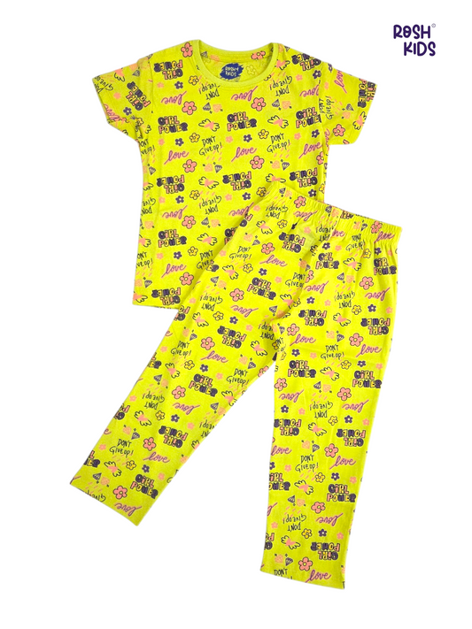 Girl Power - Girls Pant Co-ords