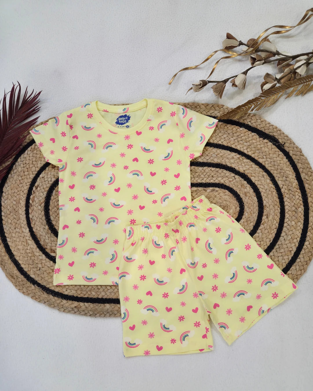 Rainbows - Girls Shorts Co-ords