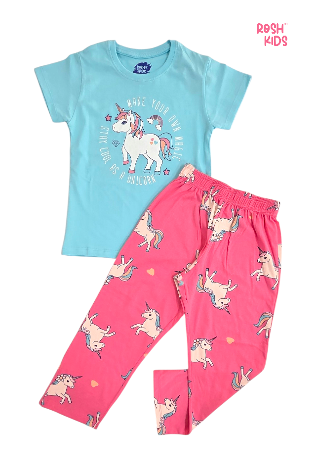 Unicorn - Girls Pyjama Set