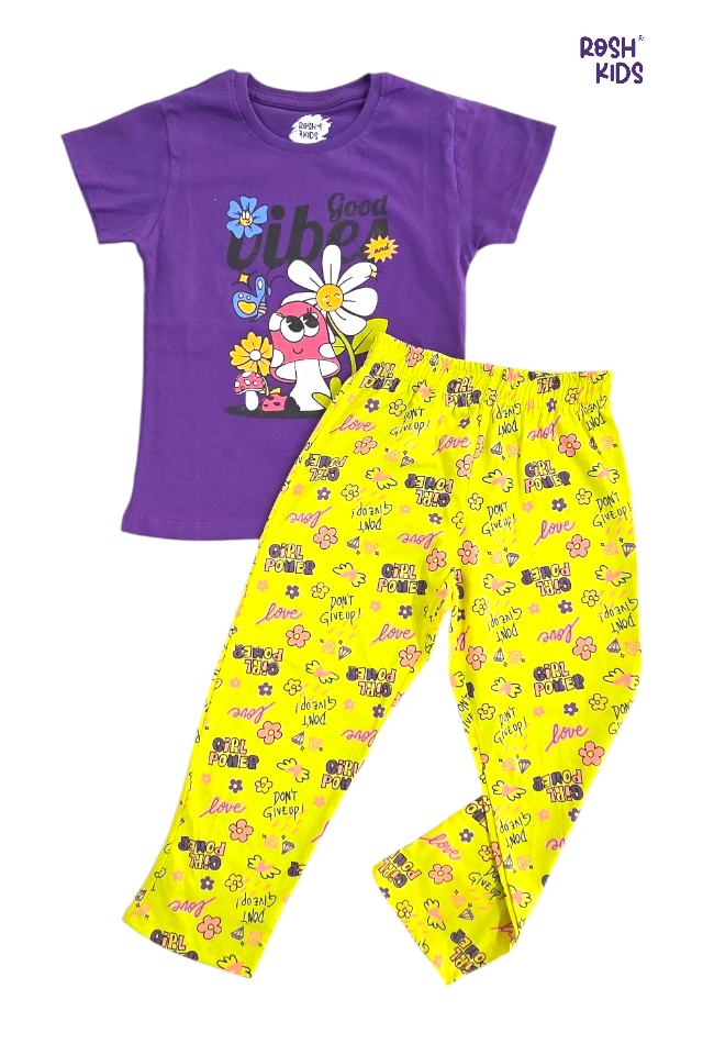 Good Vibes - Girls Pyjama Set