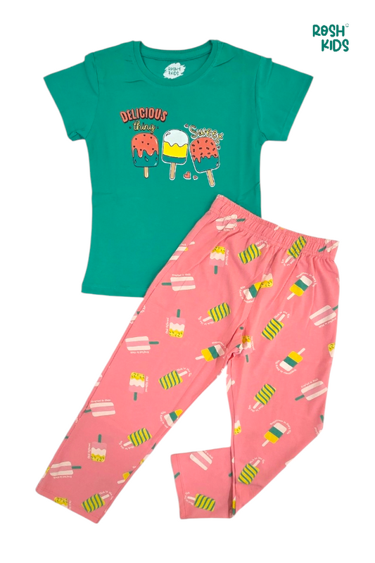 Deliciously Sweet Popsicle - Girls Pyjama Set