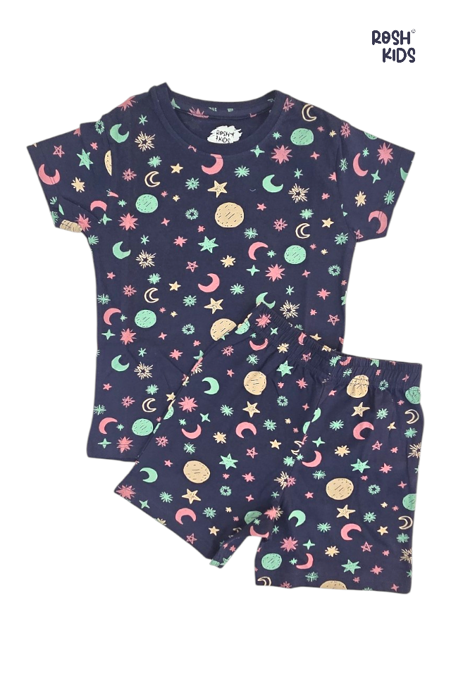 Starlight Dreams - Girls Shorts Co-ords