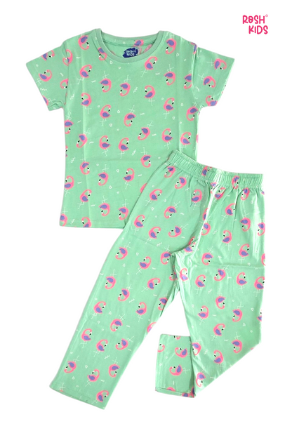 Flamingo - Girls Pant Co-ords