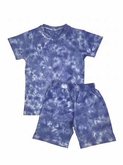 Ocean Mist Tie-Dye Shorts Set