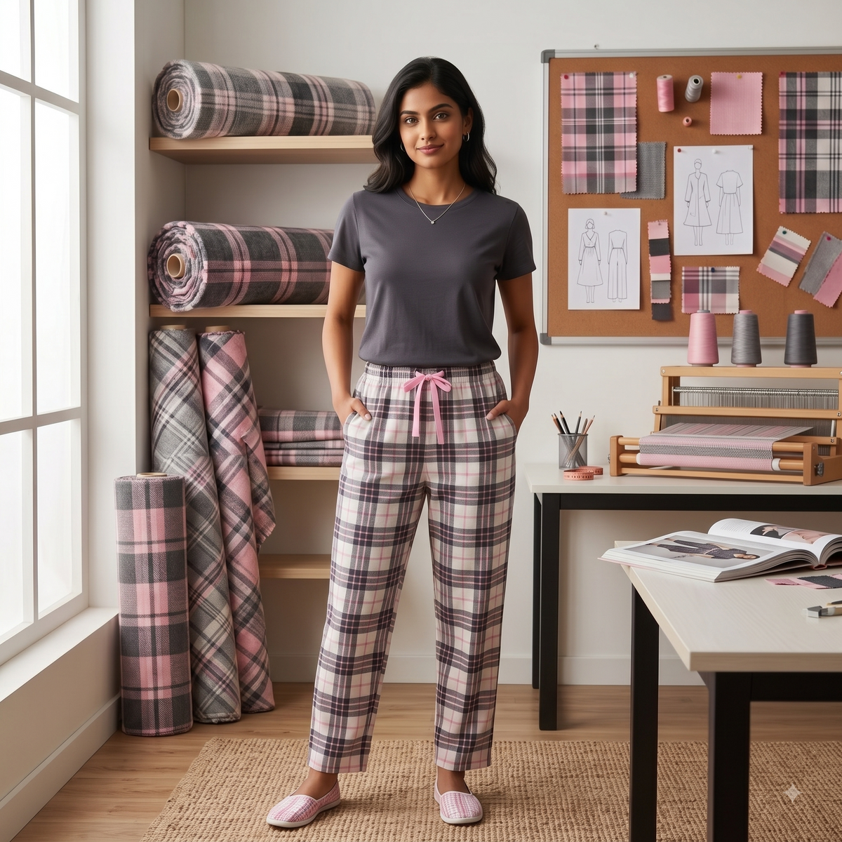 Women Woven Pyjama Pant