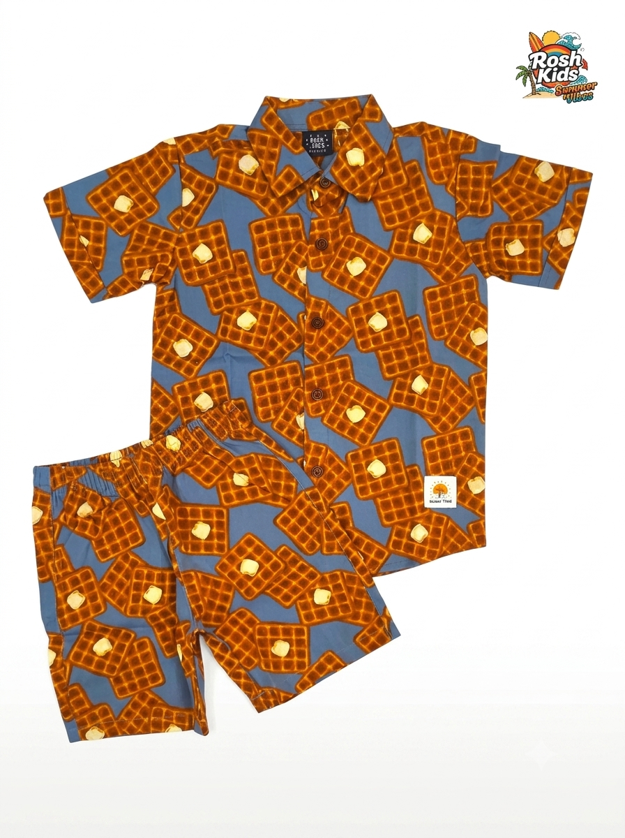 Honey Waffle - Boys Cotton Co-ords