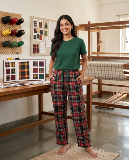 Women Woven Pyjama Pant