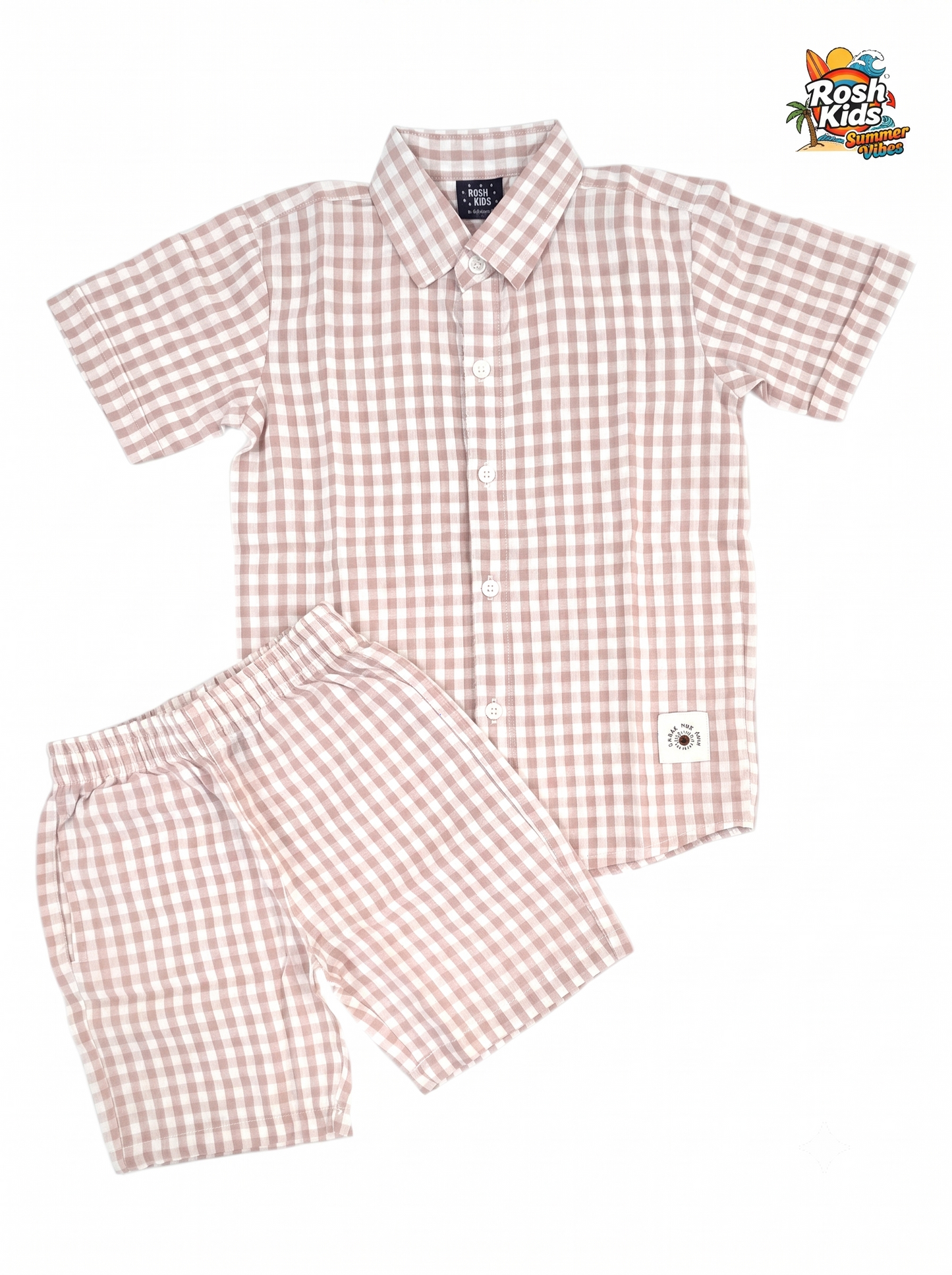Dusty Rose - Boys Cotton Co-ords