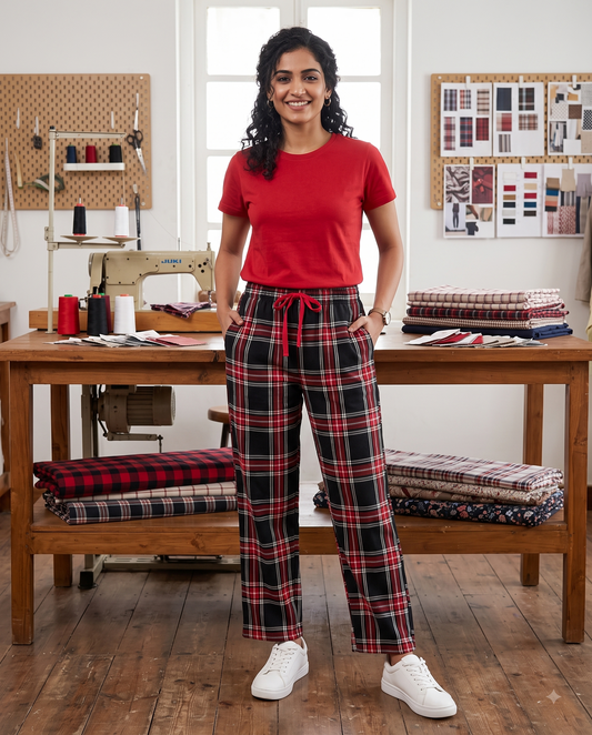 Women Woven Pyjama Pant