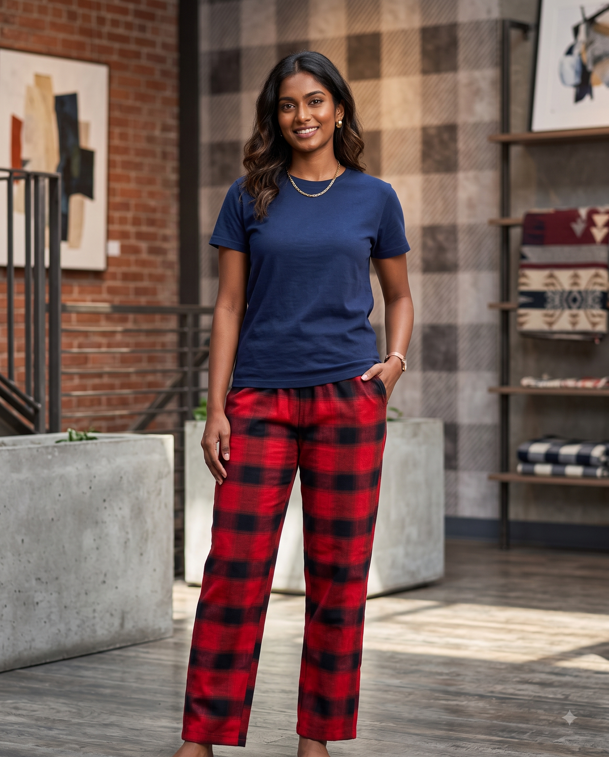 Women Woven Pyjama Pant