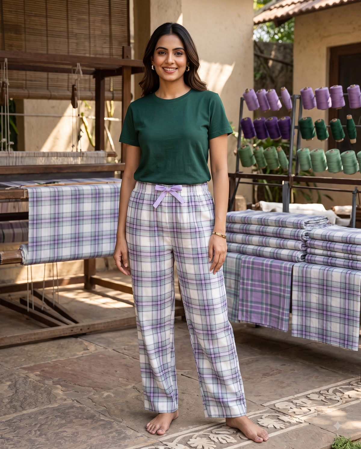 Women Woven Pyjama Pant