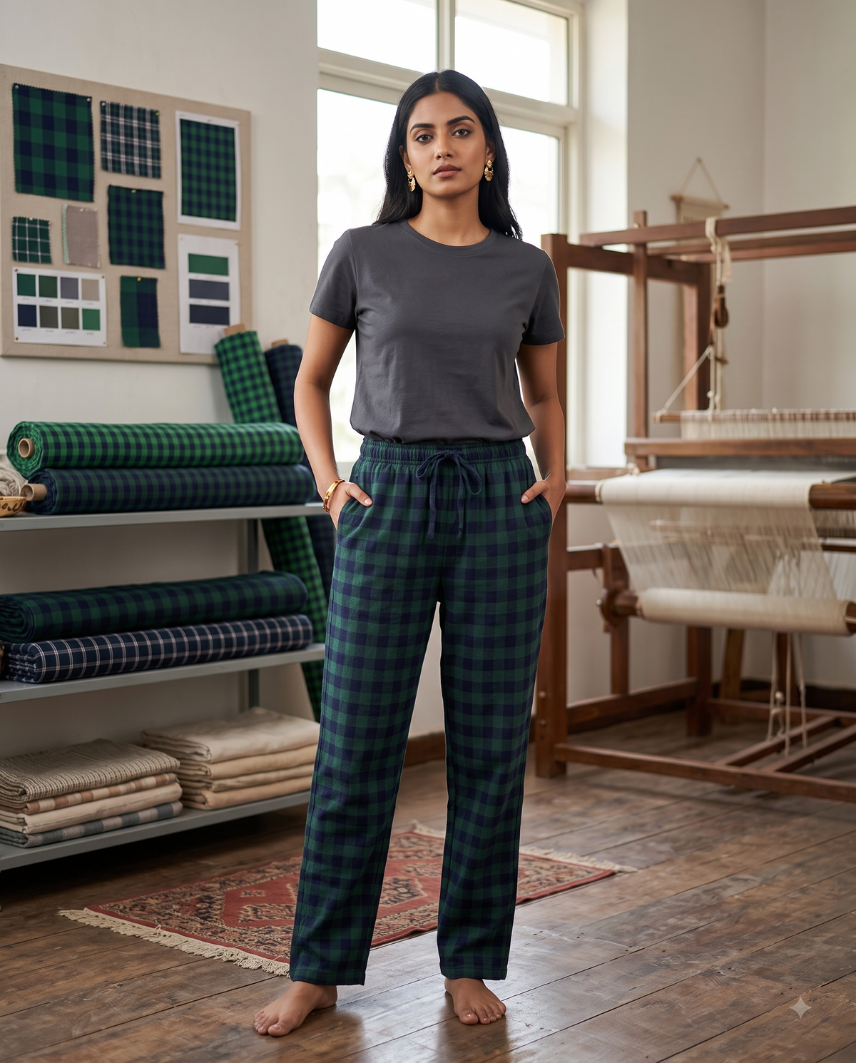 Women Woven Pyjama Pant