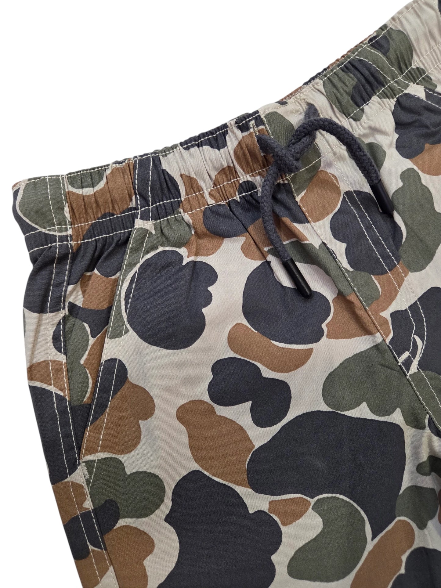 CAMO ADVENTURE-BOYS COTTON SHORTS WITH POCKET
