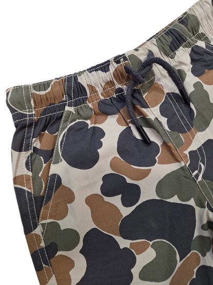 CAMO ADVENTURE-BOYS COTTON SHORTS WITH POCKET