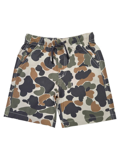 CAMO ADVENTURE-BOYS COTTON SHORTS WITH POCKET