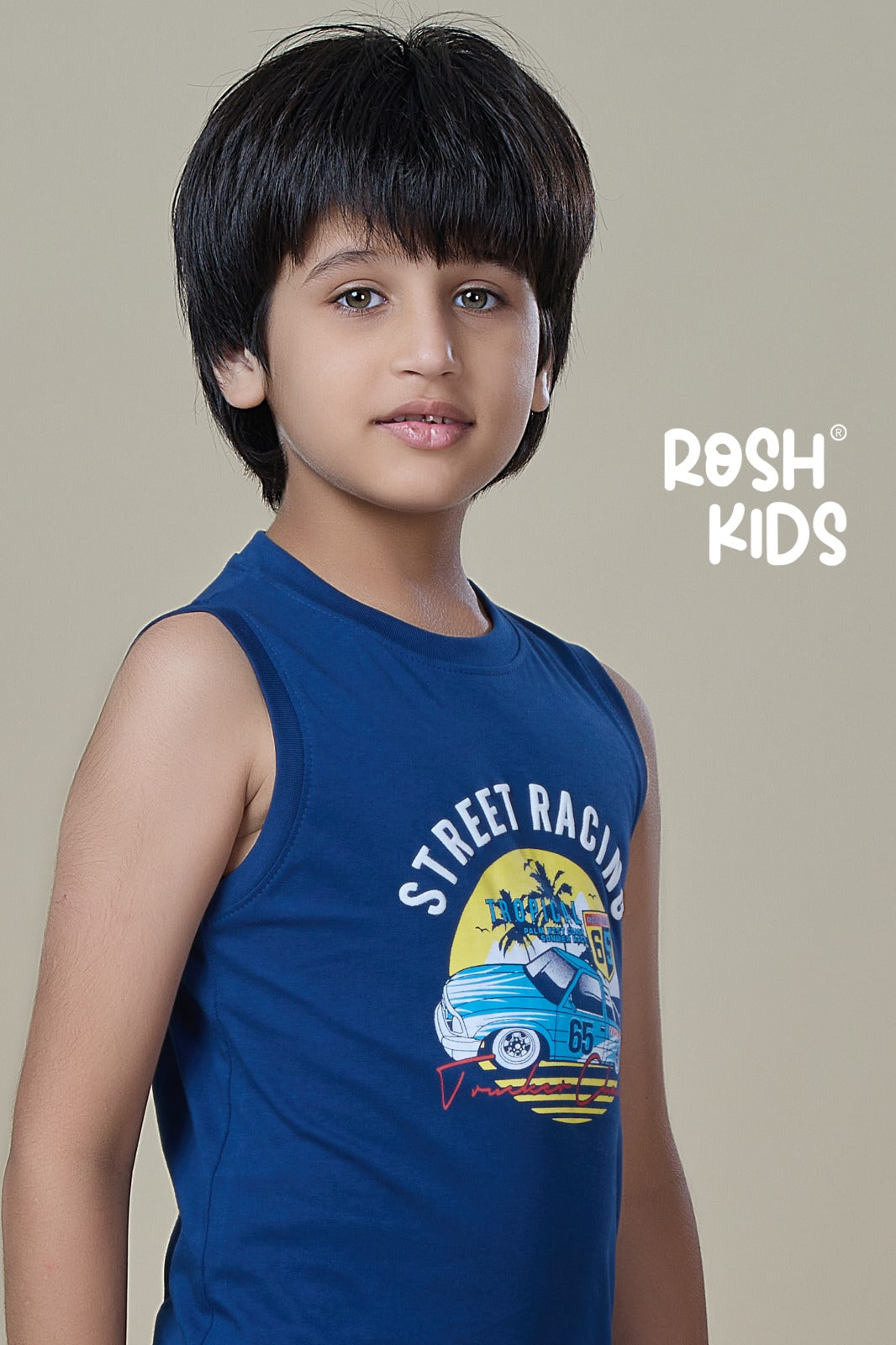 Street Racing - Boys Sleeveless T-Shirt