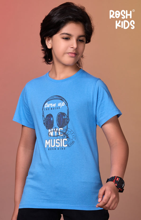 NYC Music - Boys Half Sleeve T-Shirt