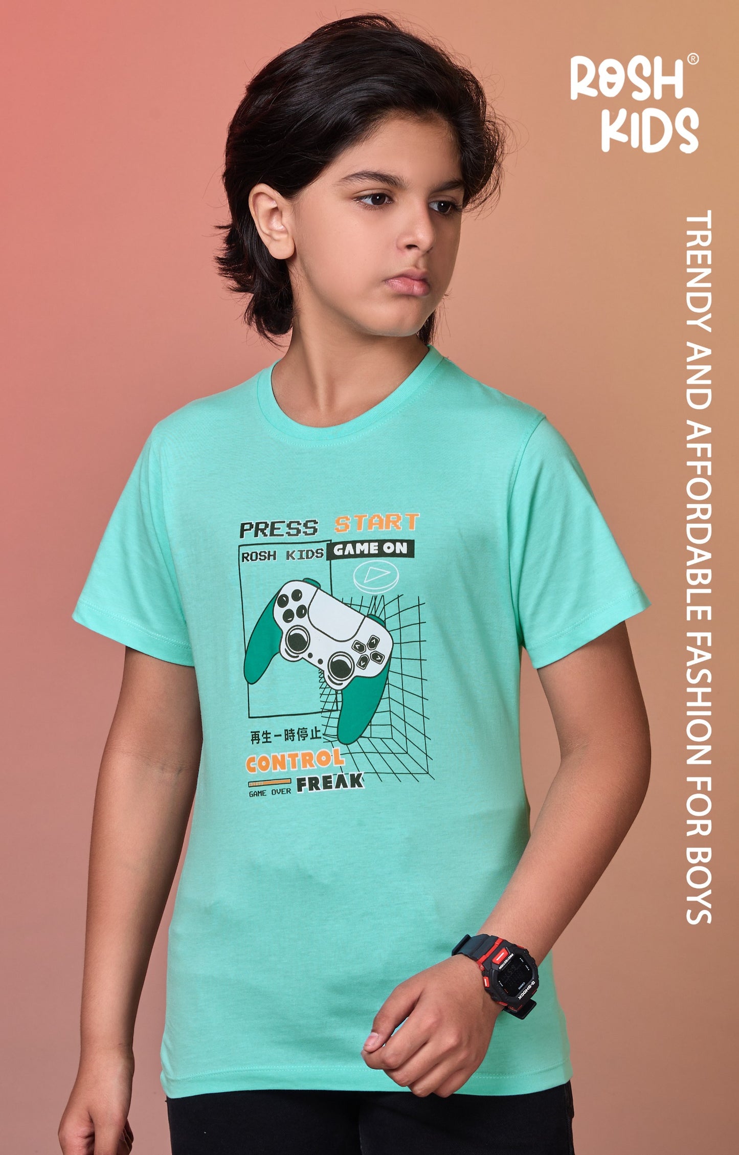 Game on - Boys Half Sleeve T-Shirt